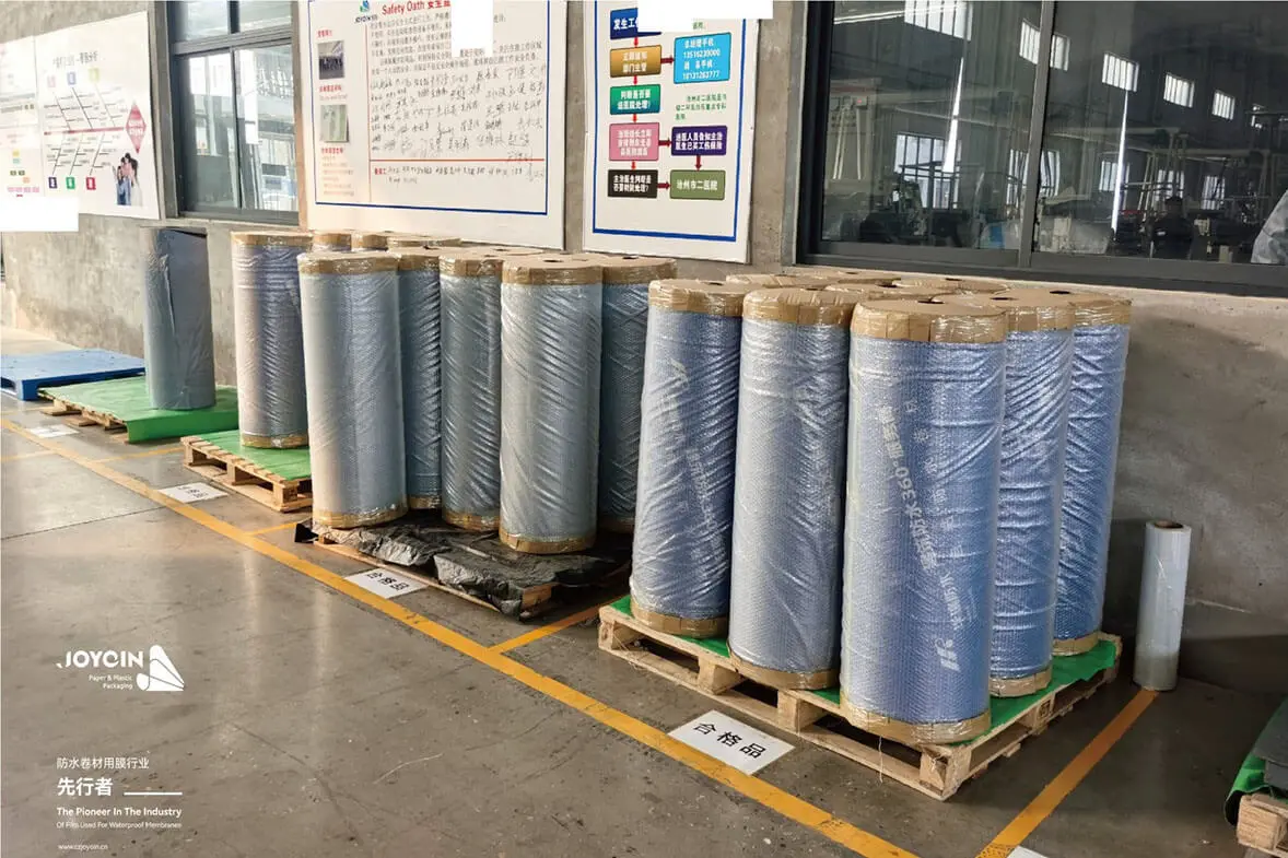 Finished Film Rolls ready for shipment